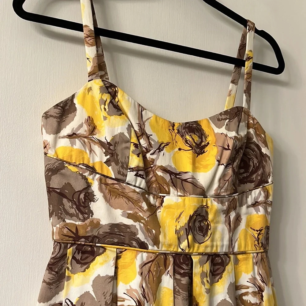 Maggy London Yellow Rose Dress